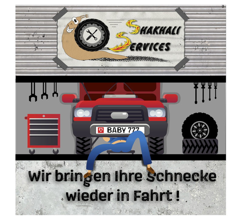 Funny Facebook-Ad for car repair shop