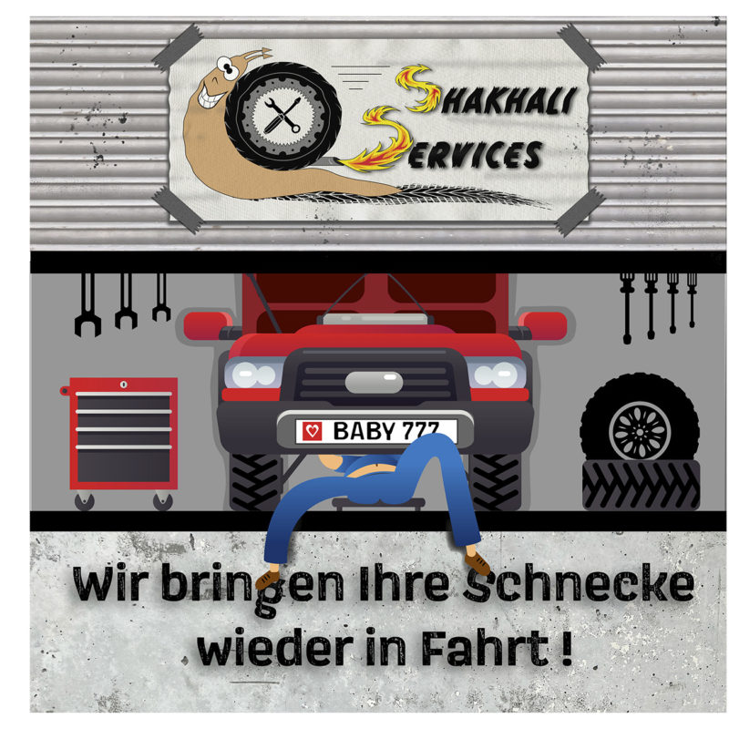 Funny Facebook-Ad for car repair shop